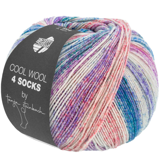 Cool Wool 4 Socks Print 100g