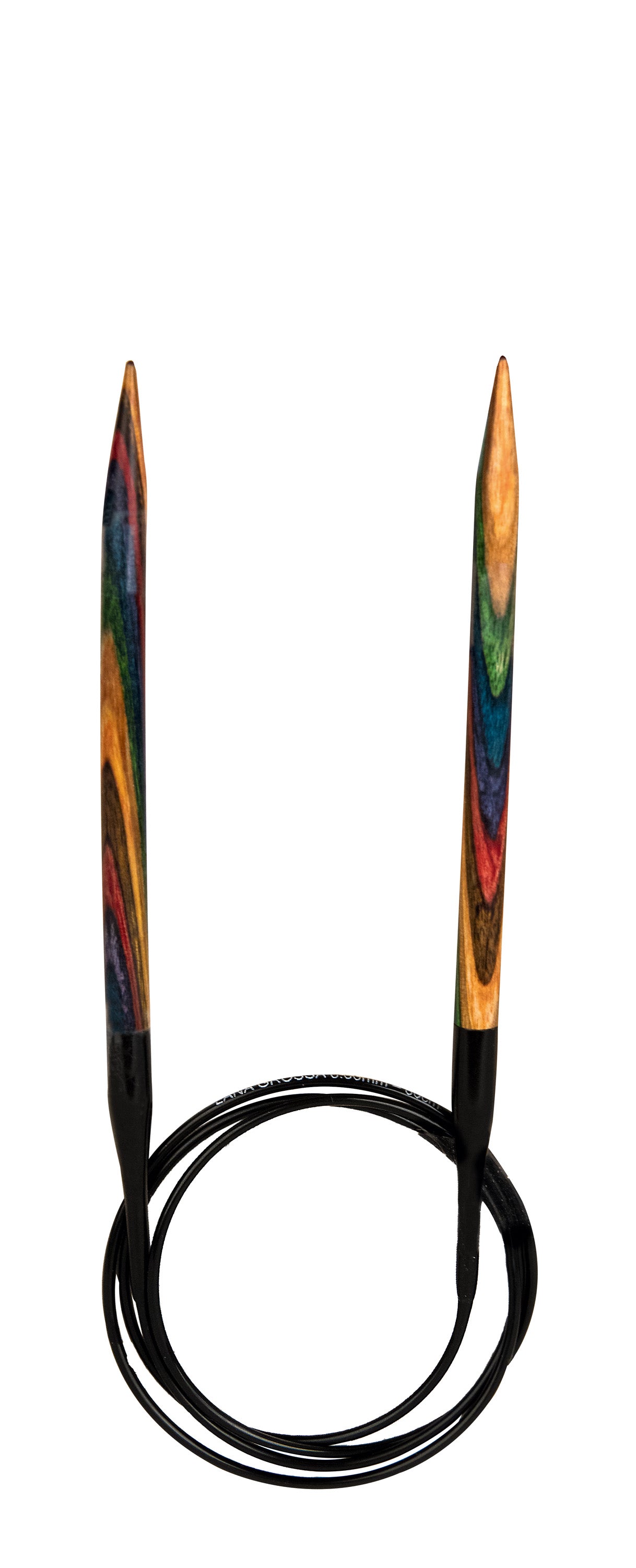 Rundstricknadeln Design-Holz multicolor